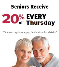 Seniors – 20% Off